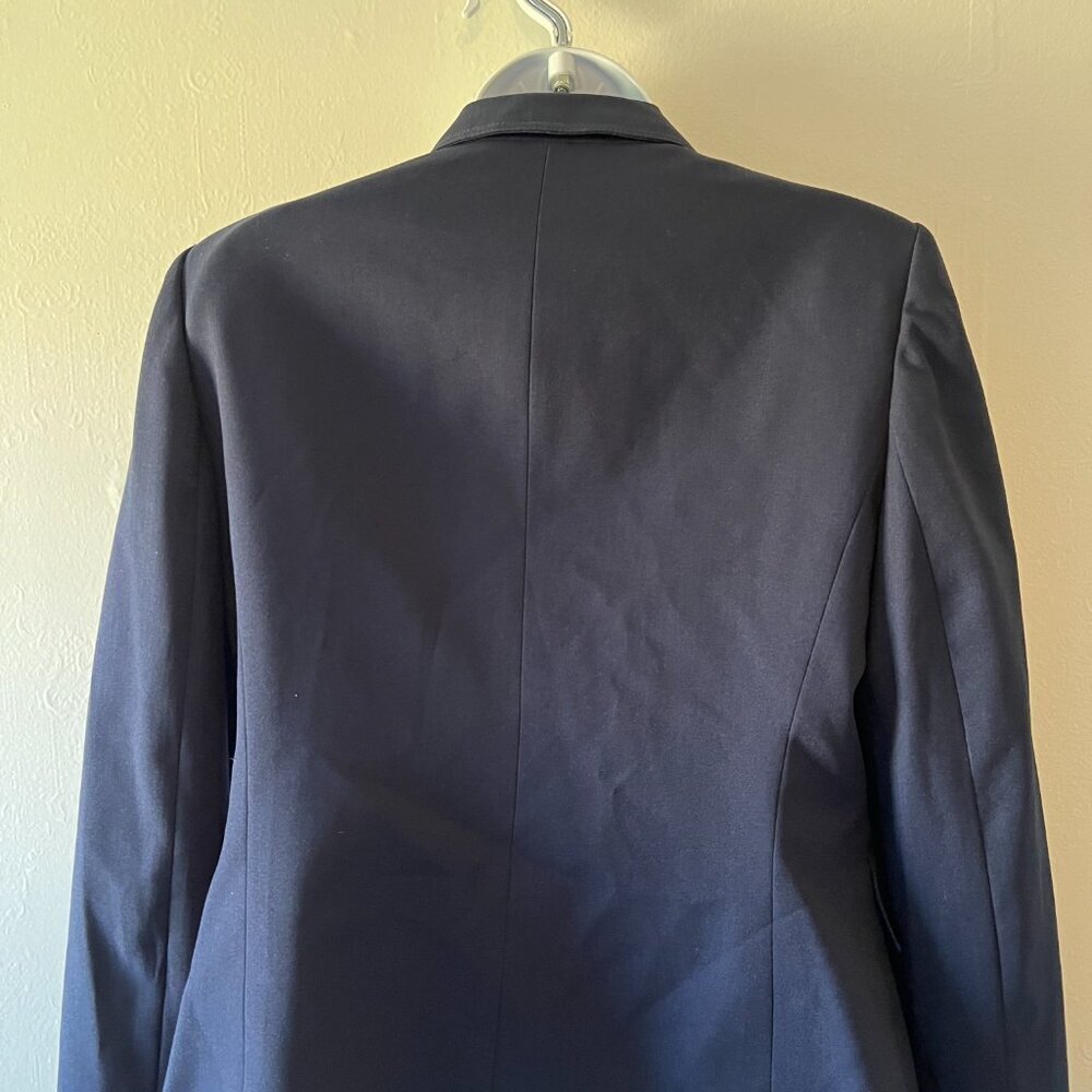 Evan-Picone Suit Navy Blue Blazer Jacket Size 10P - Picture 2 of 3